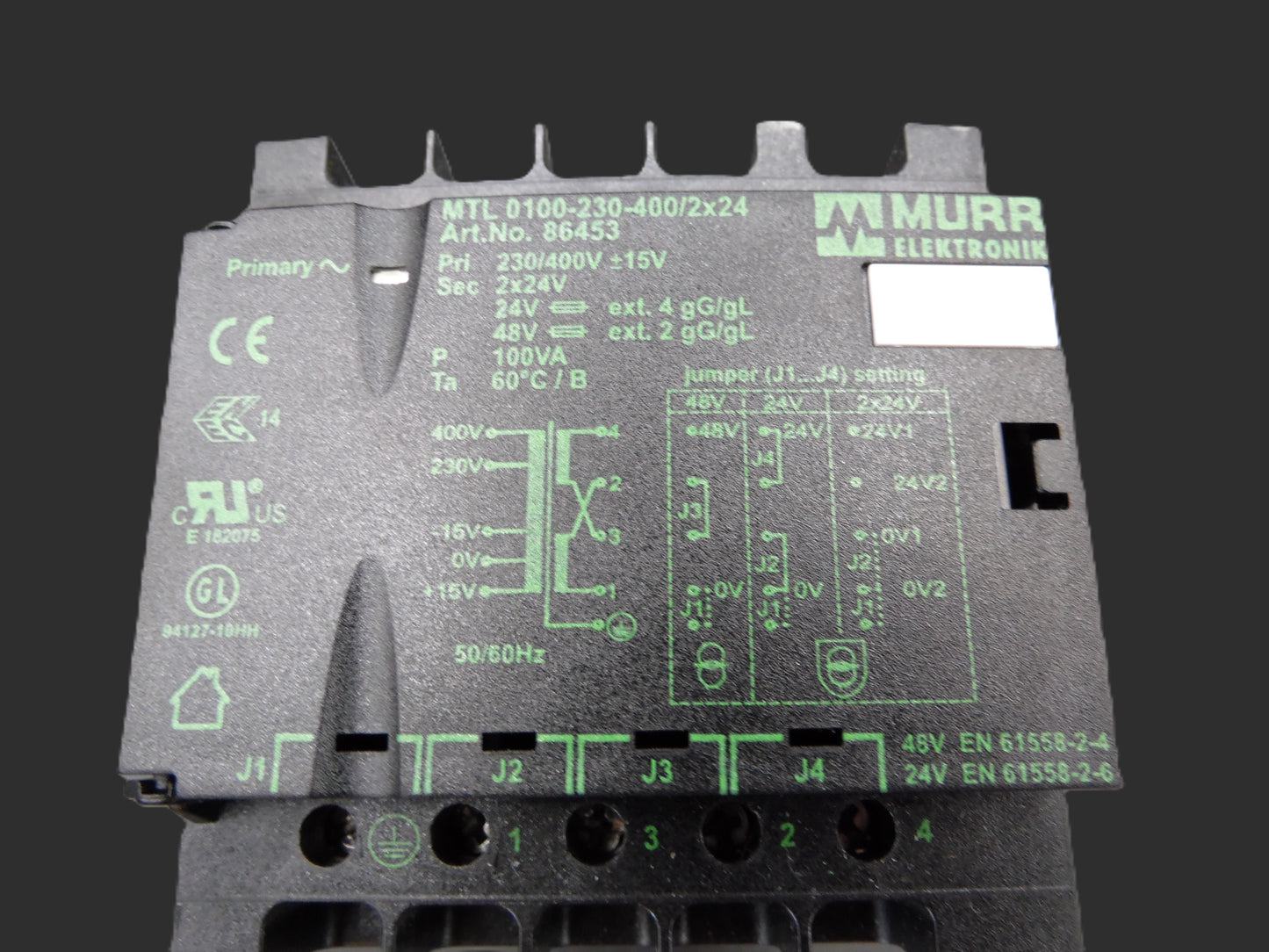 Murr Elektronik MTL 0100-230-400/2x24