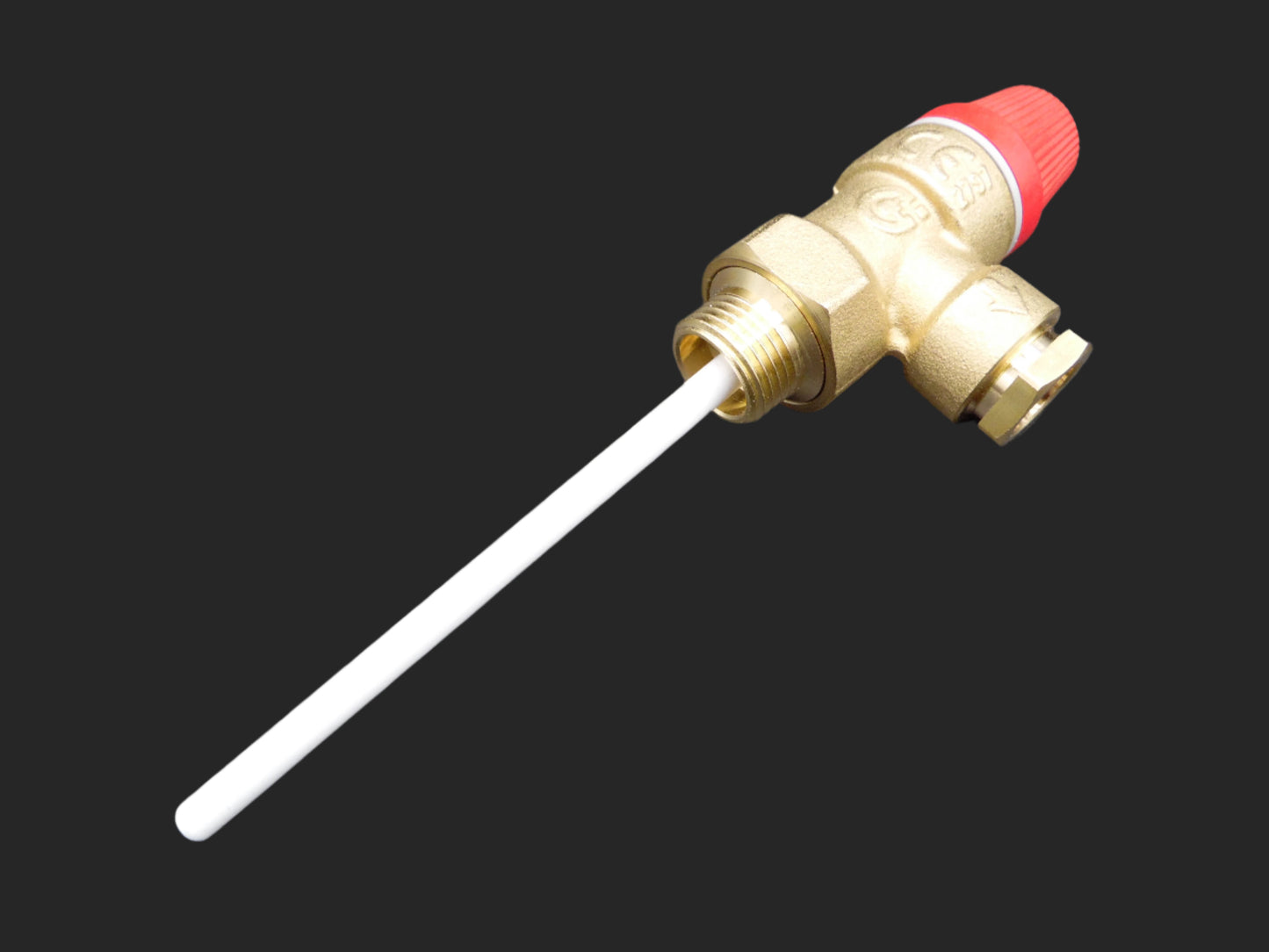 4 Bar 1/2"x15mm 90°c Pressure & Temp Relief Valve
