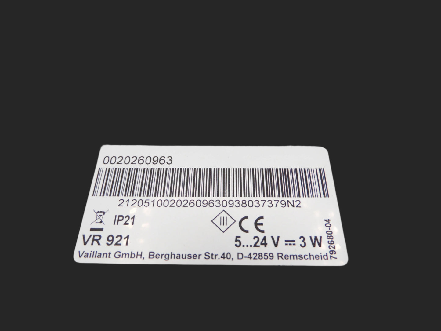 Vaillant sensoNET VR921