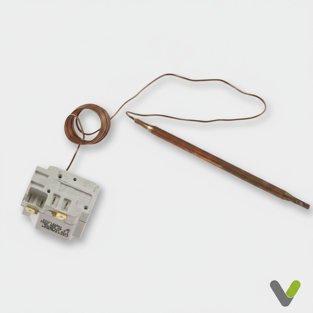 Nibe thermostat 518642 ceramic terminal block with copper capillary and probe