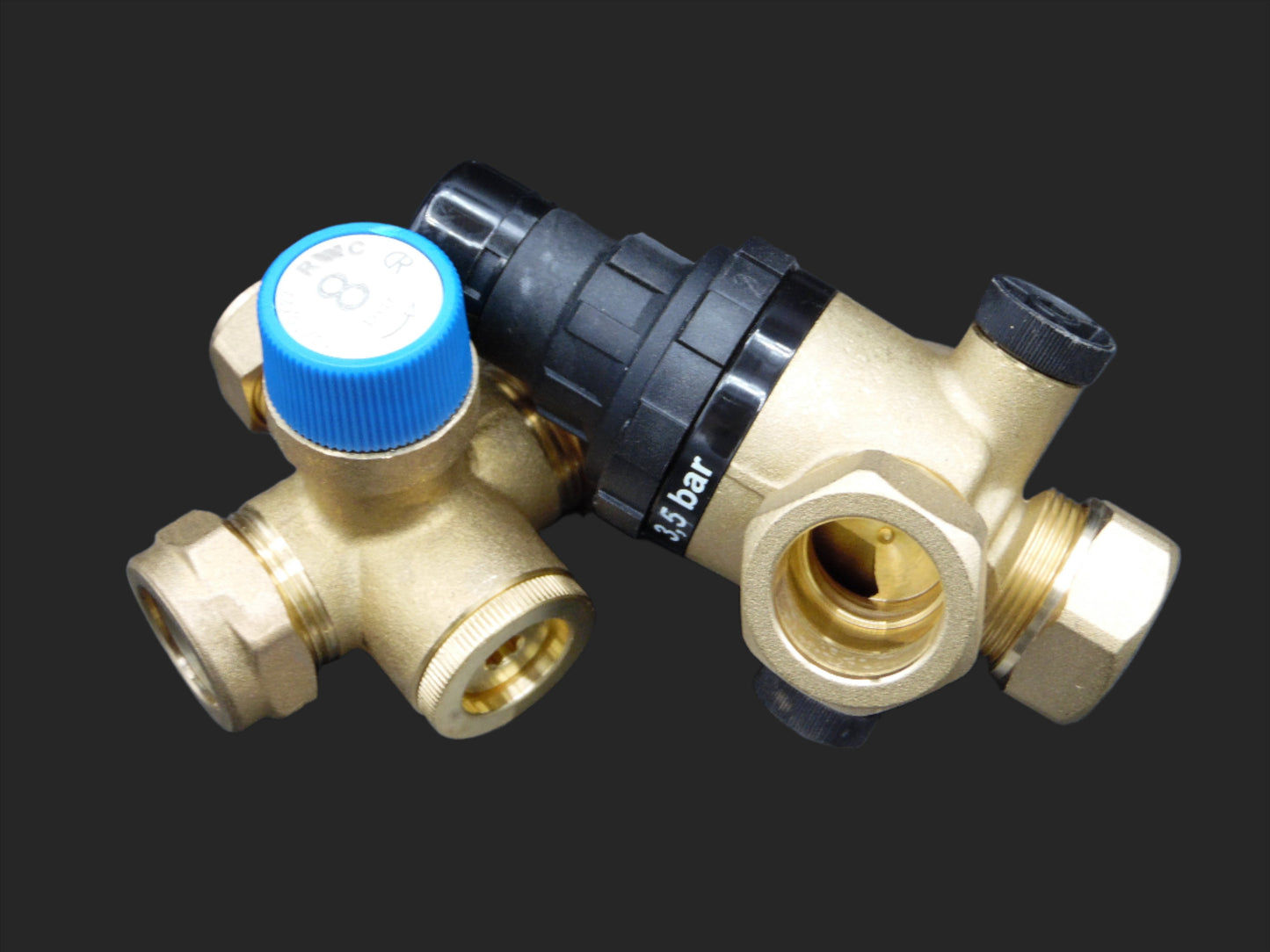 Combination Cold Water Valve - 2 Piece