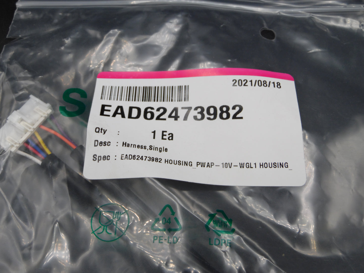 LG EAD62473982 Harness, Single