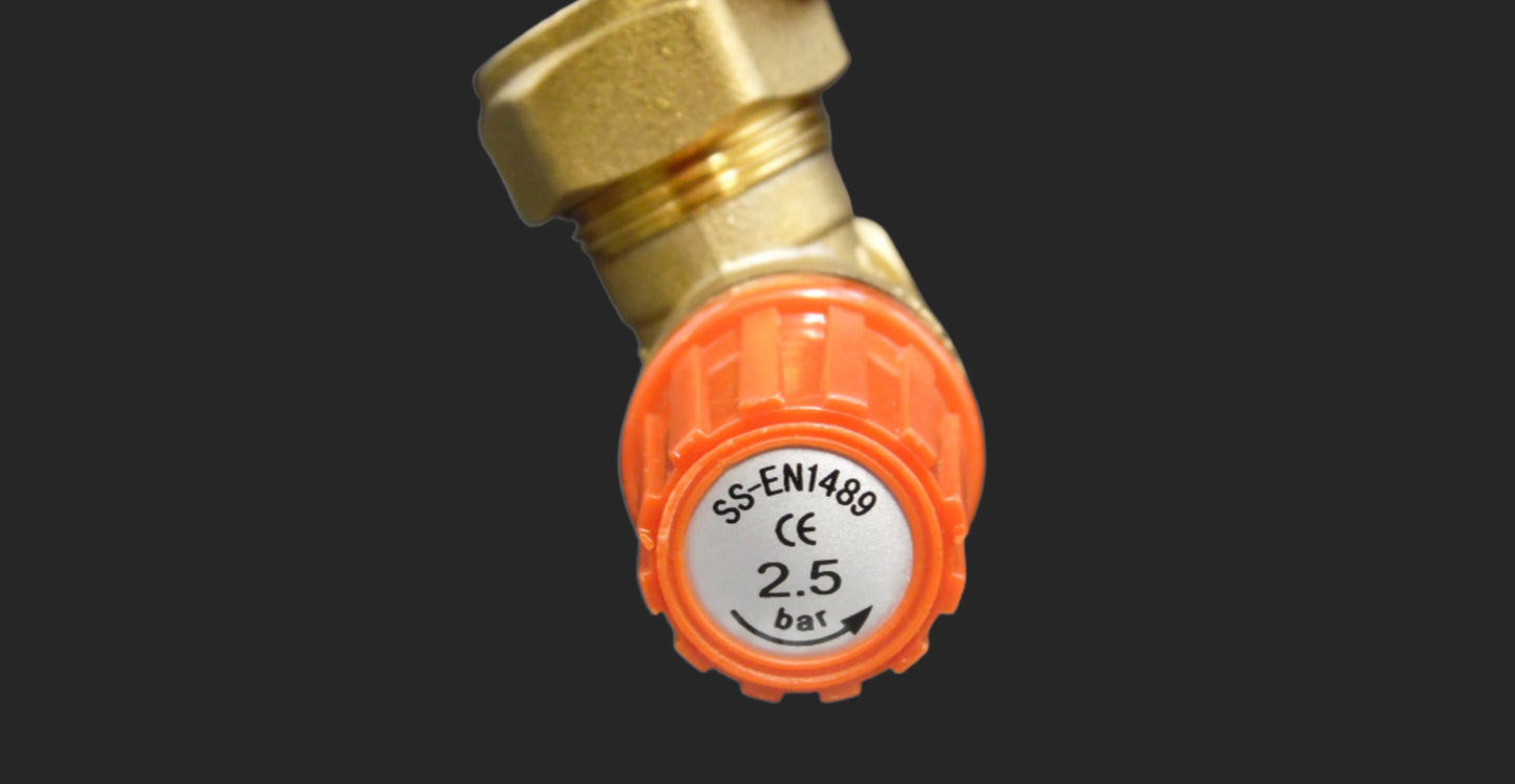 Nibe 2.5Bar Heating Pressure Relief Valve - 624890