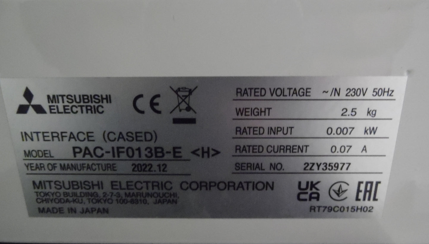Mitsubishi Electric heat pump module - PAC-IF013B-E