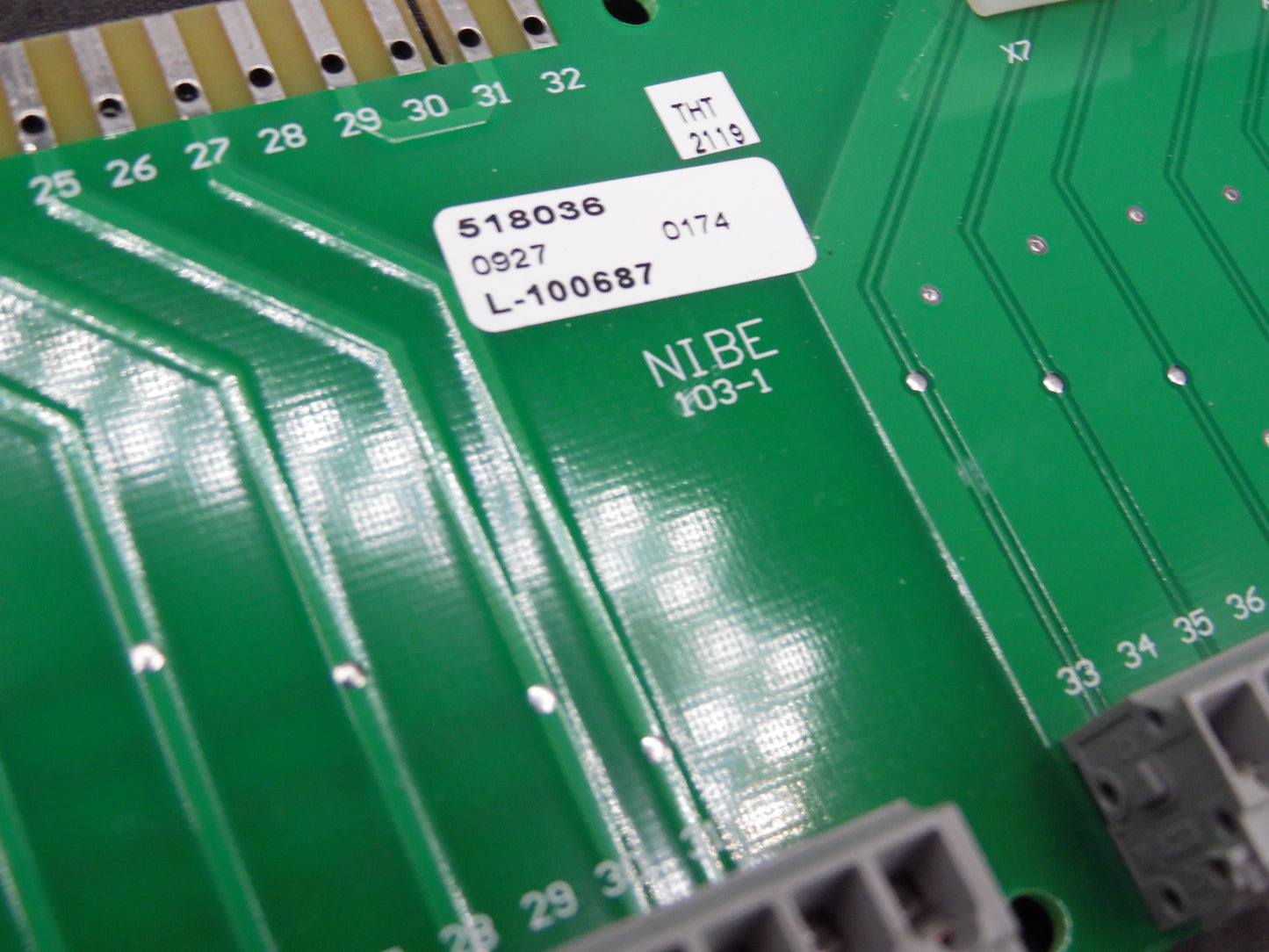 Nibe PCBA Interface Card - 518036