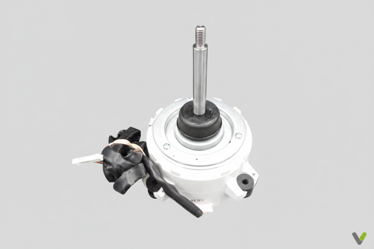 Fan motor - angled shaft view