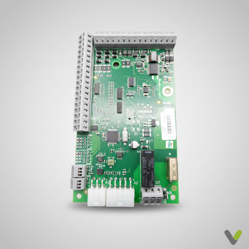 Nibe processor card 518848 AA3 input board front view