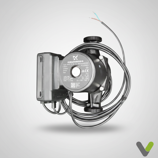 NIBE 067320 Grundfos UPM2 K 25-75 180 circulation pump for F2040 F2050 F2120 F2300 S2125 heat pumps with PWM control harness