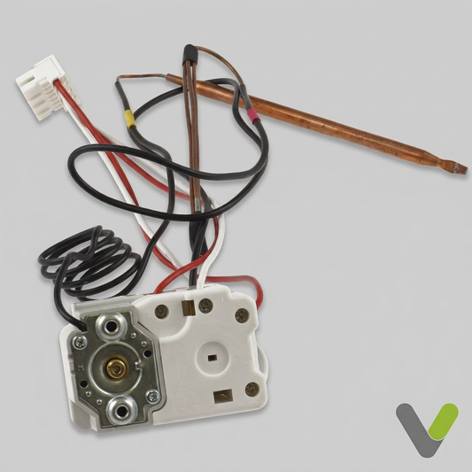 NIBE thermostat and temperature limiter 518784 with probes and wiring