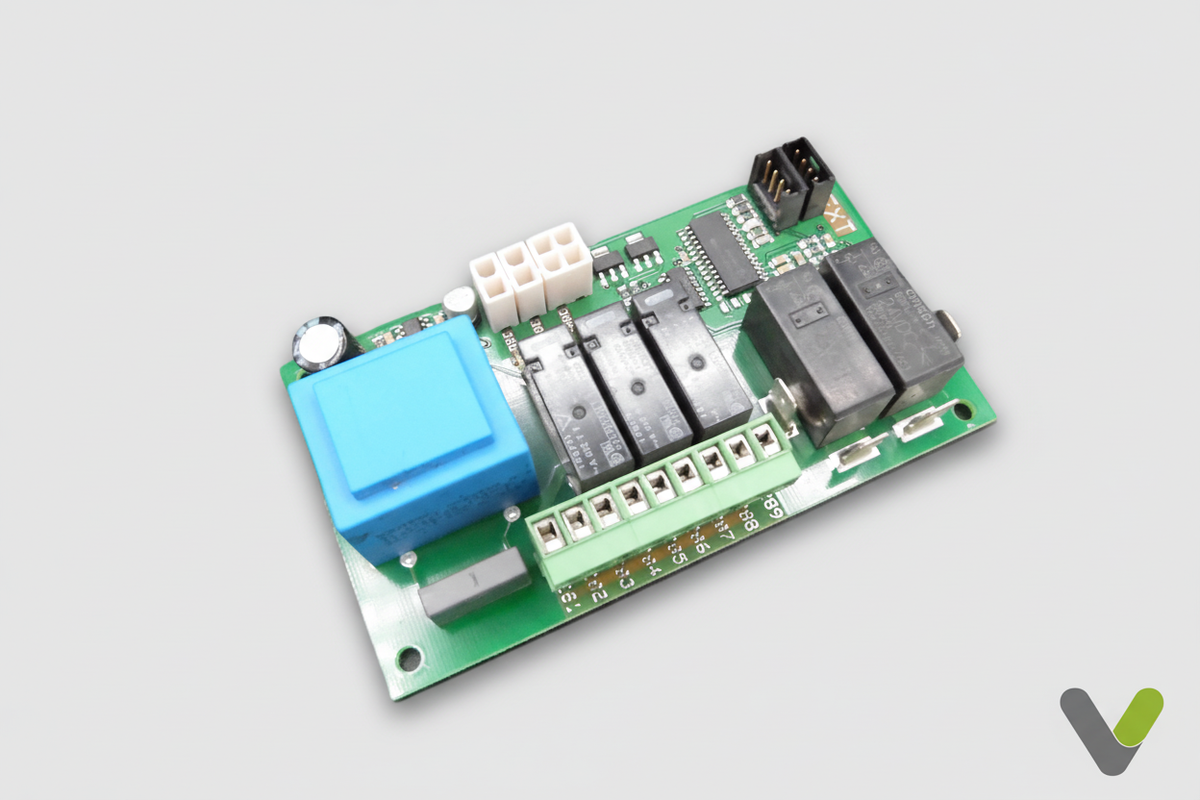 Thermia defrosting card 901 517 viewed from the transformer side