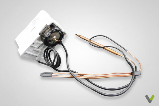 Nibe temperature limiter 618487 assembly with sensing bulb and wiring