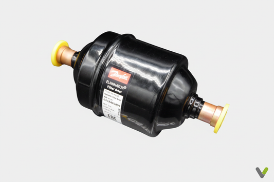 Danfoss Eliminator filter drier angled view