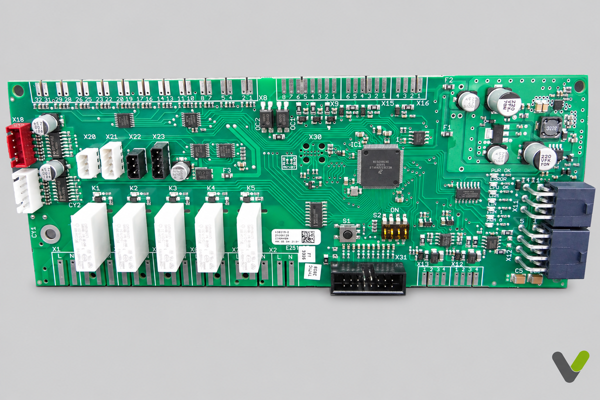 Nibe input card 818232 on a light grey background, first view