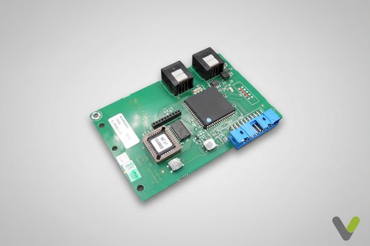 Nibe CPU module 518791 v1.26 RES board with RJ sockets and blue connector block