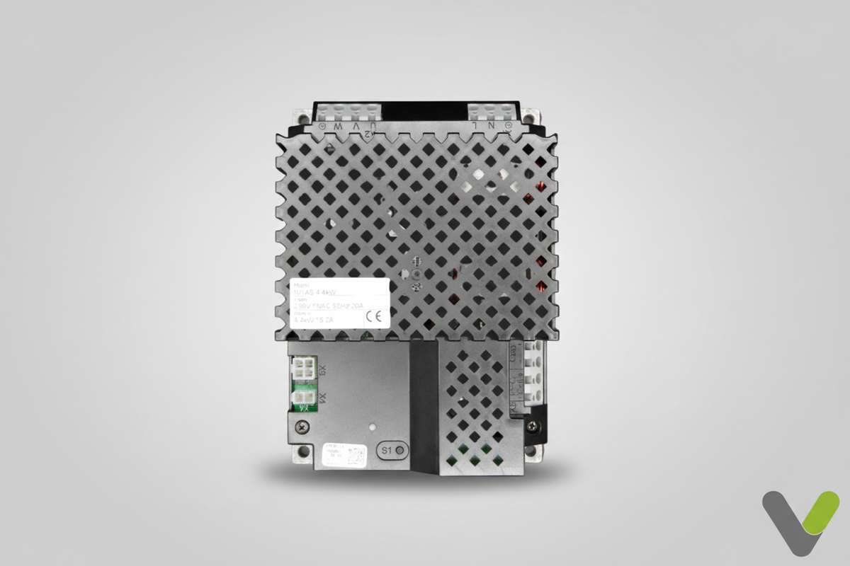 Nibe NI1AB 4.4kW inverter module 818112 on a light grey background