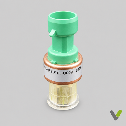 Nibe 718065 pressure sensor on a light grey background