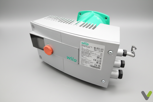 Wilo Stratos 40/1-12 DA pump head rating-label close-up