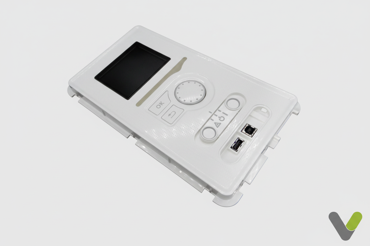 Nibe display unit - angled view