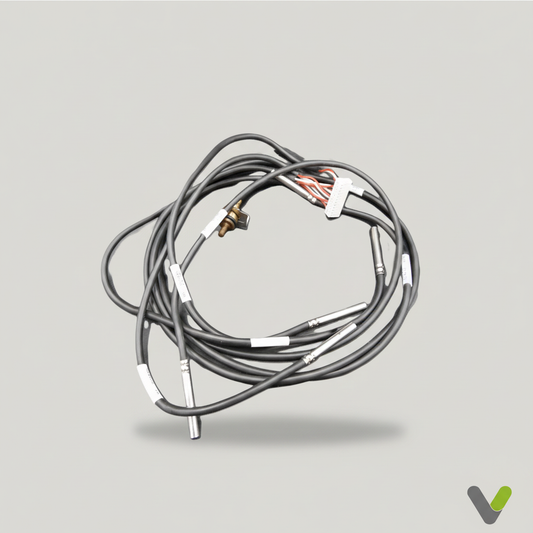 Stiebel Eltron cable loop 323445 harness with five silver temperature sensors and connectors