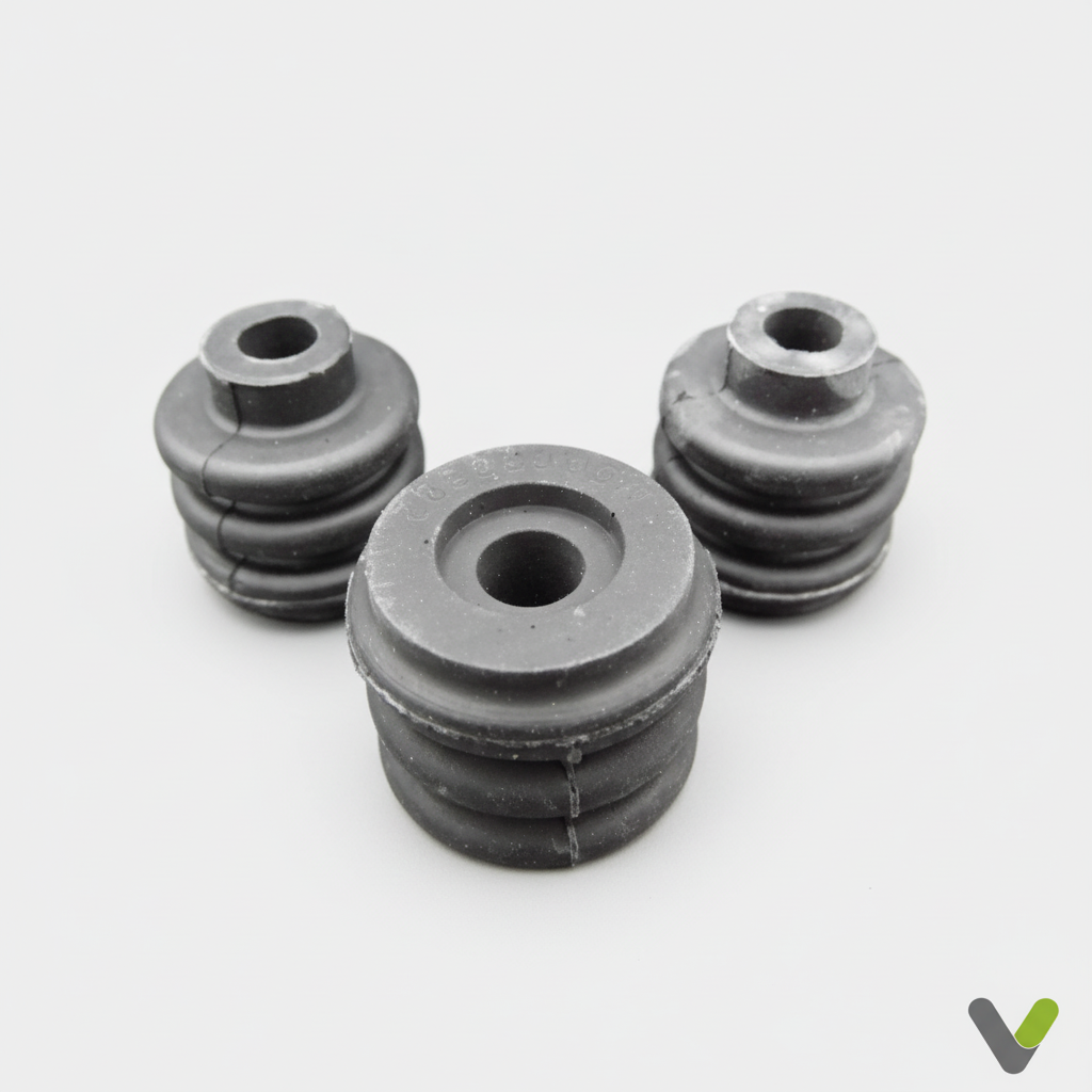 Rubber compressor feet dampers pack of 3 - Nibe 425843 LG MCQ68888201 universal ASHP compatibility