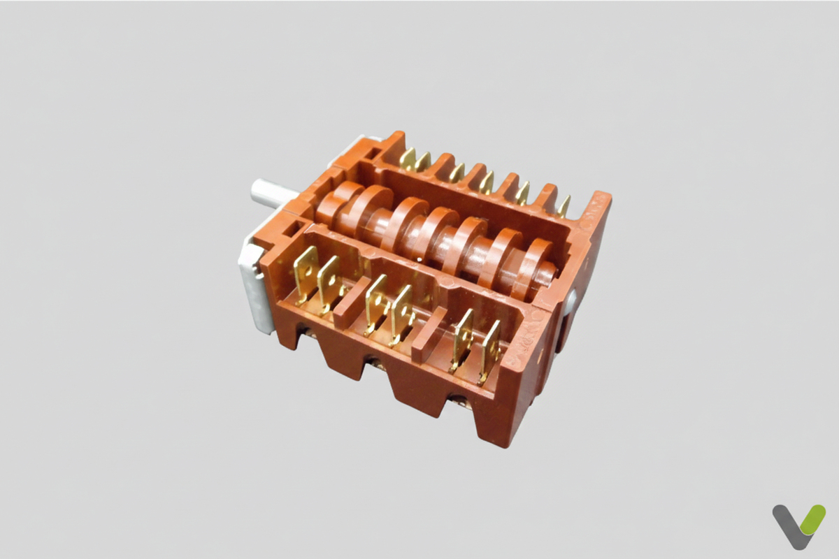 Nibe selector switch - terminals view