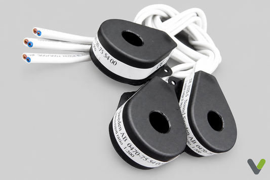 Nibe 518650 current sensor pack with three sensors on a light grey background