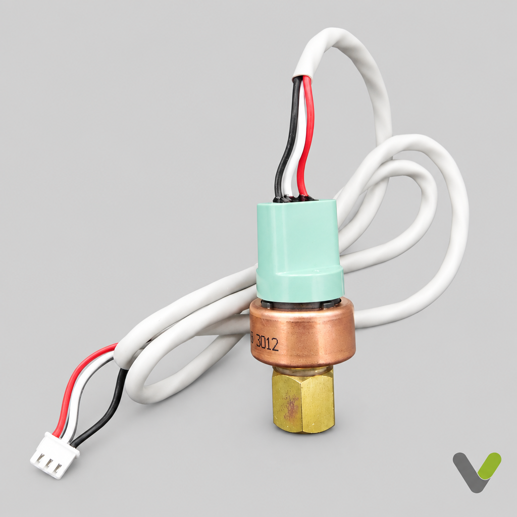 Nibe 718089 low-pressure sensor with cable on a light grey background