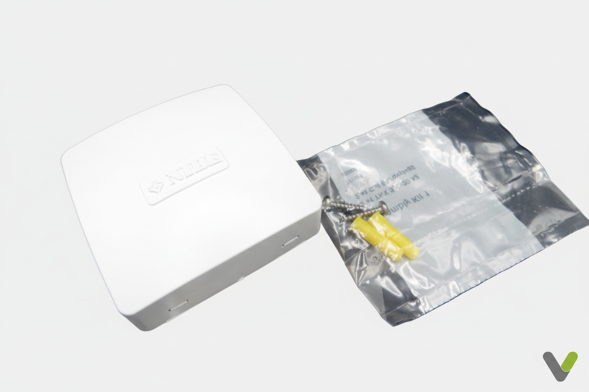 Nibe Outdoor Sensor 318828 with kit - light grey with V