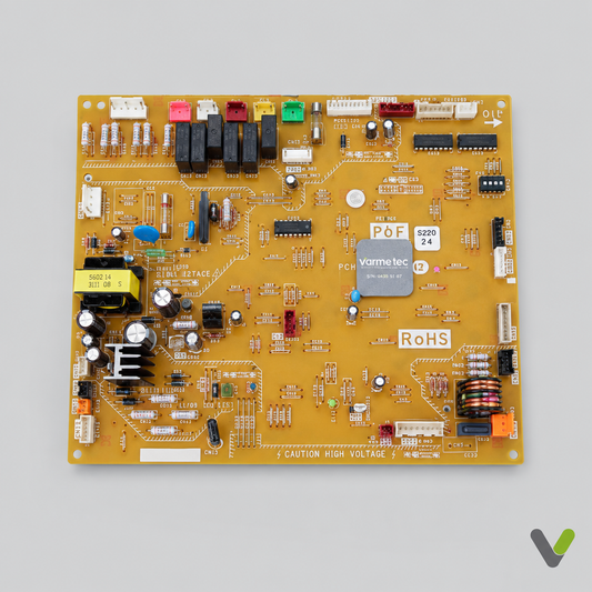 NIBE PWB1 control board on grey background