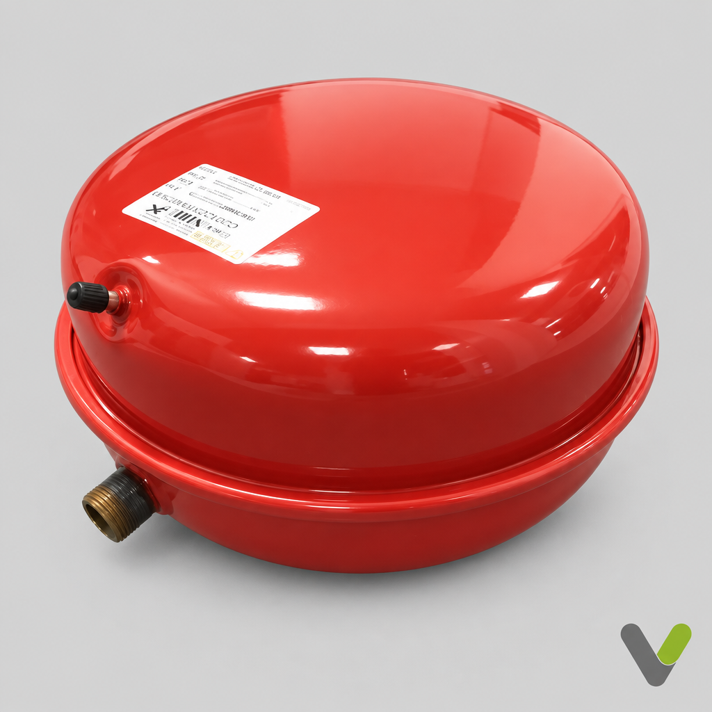 Red vessel from a changed three-quarter angle